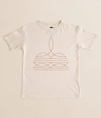 Girls - The Twisted Filly Boot Stitch T-Shirt
