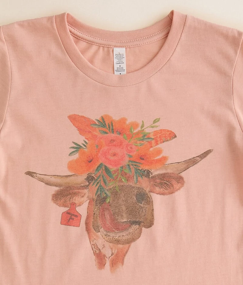 Girls - Flower Child Calf T-Shirt