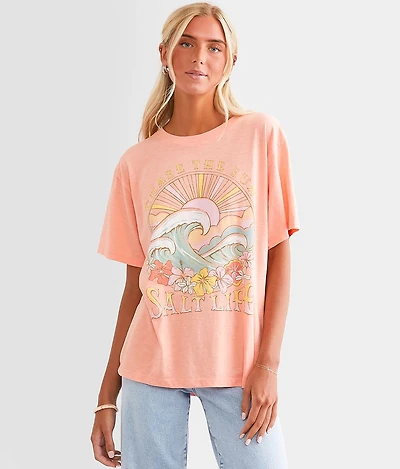 Tropic Tides Oversized T-Shirt