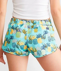 Pineapple Paradise Performance Stretch Short