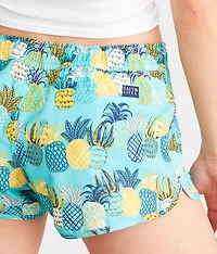 Pineapple Paradise Performance Stretch Short