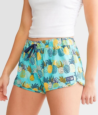 Pineapple Paradise Performance Stretch Short