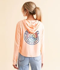Sun Rays Wavy Days Tropx Performance Hoodie