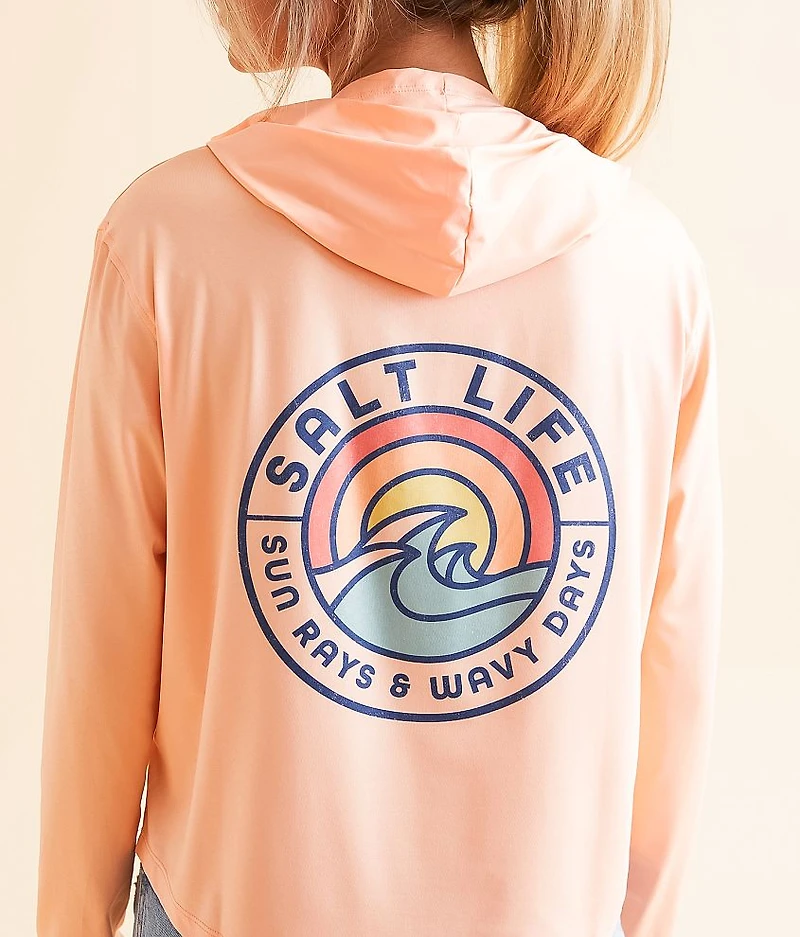 Sun Rays Wavy Days Tropx Performance Hoodie