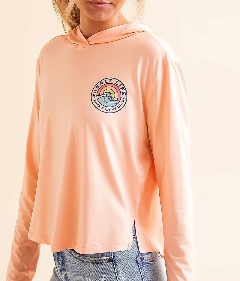 Sun Rays Wavy Days Tropx Performance Hoodie