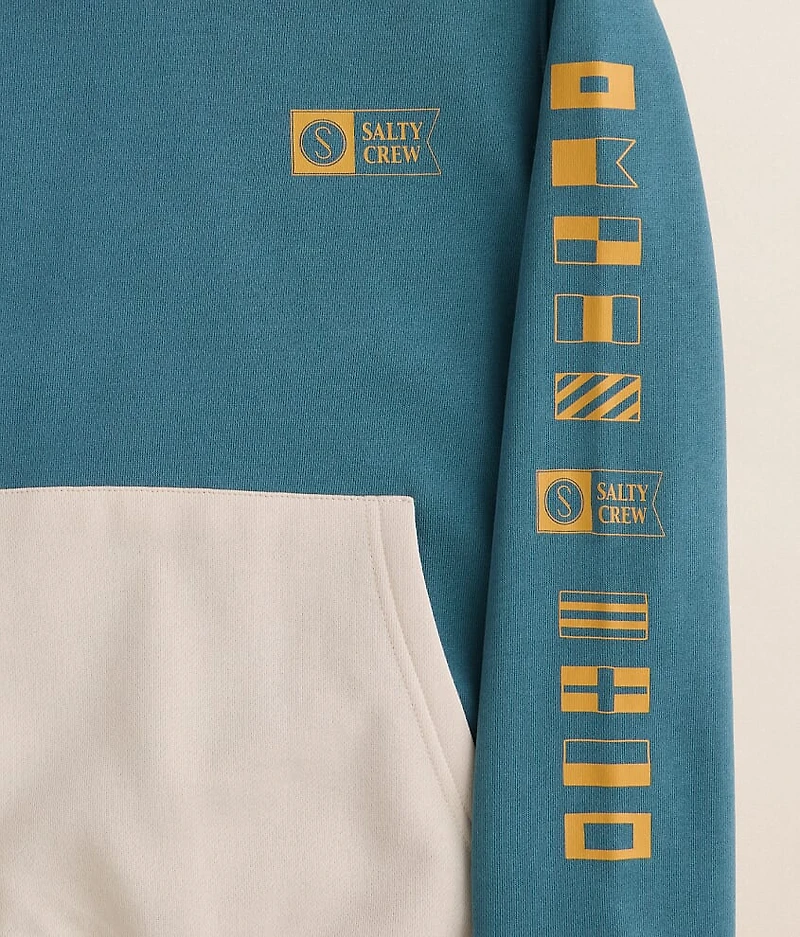 Boys - Alpha Color Block Hooded Sweatshirt