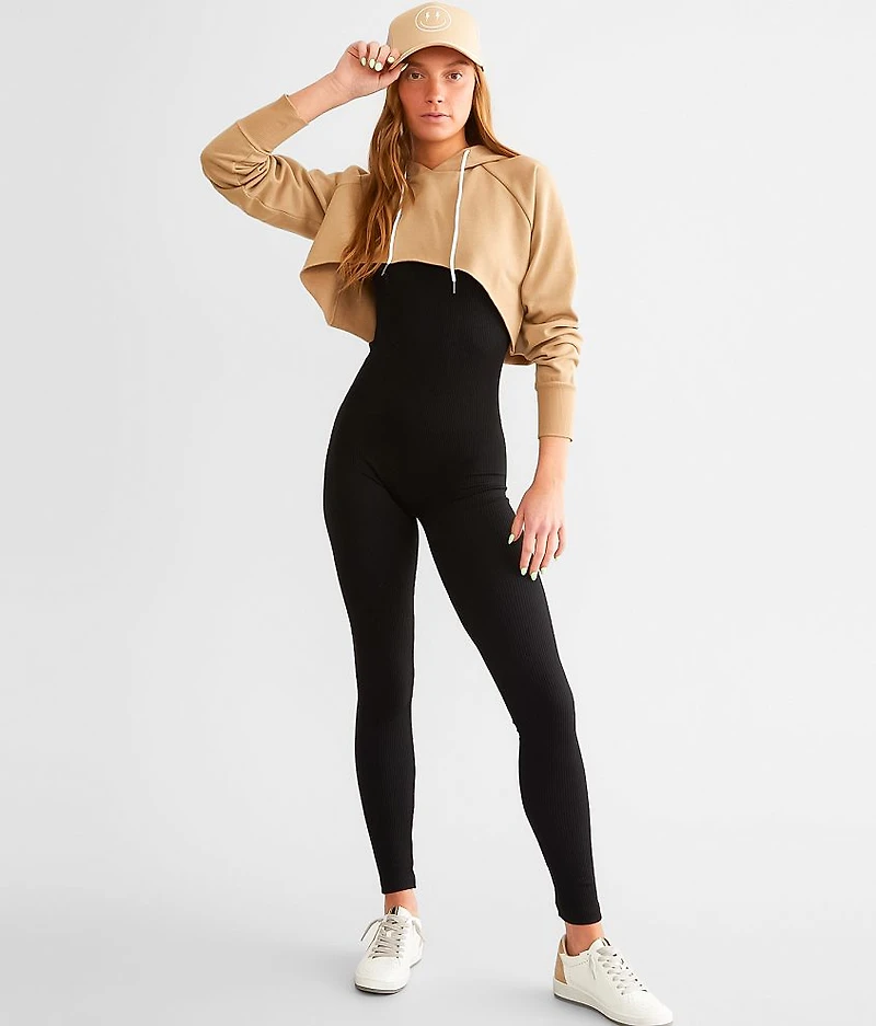 Seamless Ribbed Jumpsuit