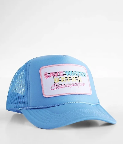 Save Water Drink Champagne Trucker Hat