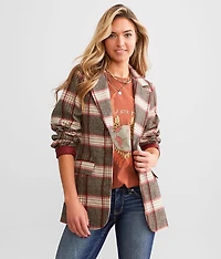 Plaid Blazer
