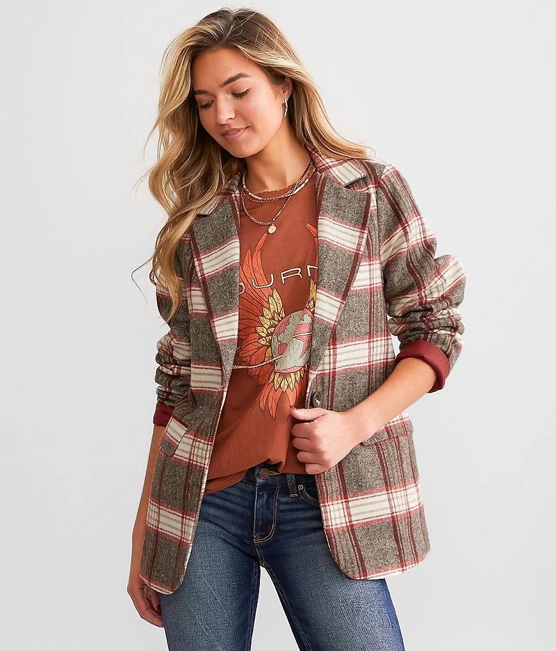 Plaid Blazer