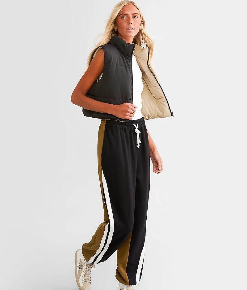 Reversible Cropped Puffer Vest