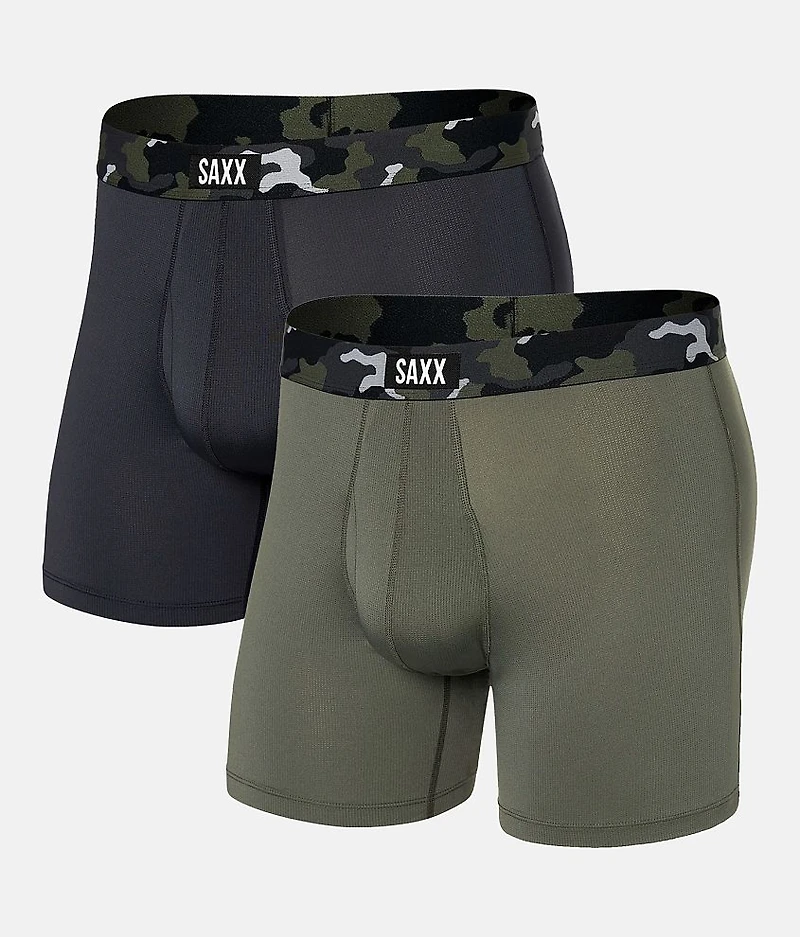 Sport Mesh 2 Pack Stretch Boxer Briefs