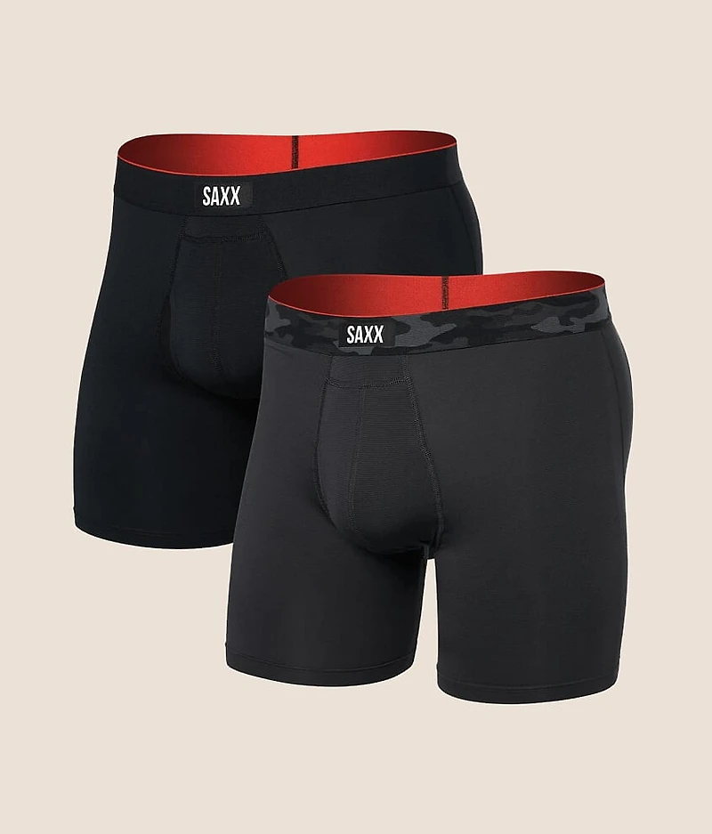 Multi Sport 2 Pack Stretch Boxer Briefs