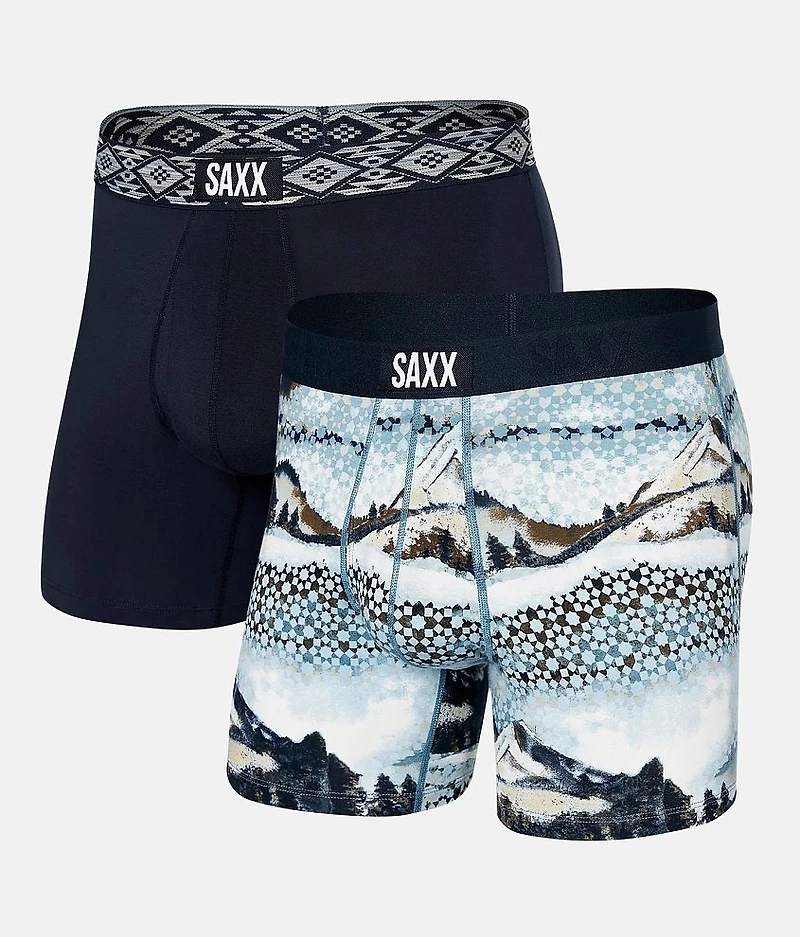 Ultra Super Soft 2 Pack Stretch Boxer Briefs