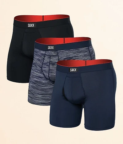 Multi-Sport Mesh 3 Pack Stretch Boxer Briefs