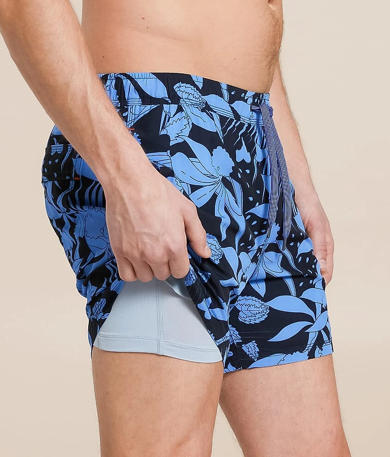 Oh Buoy 2N1 DropTemp™ Stretch Swim Trunks