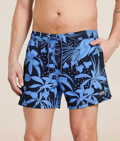 Oh Buoy 2N1 DropTemp™ Stretch Swim Trunks