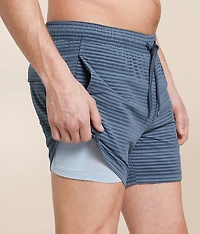 Oh Buoy 2N1 DropTemp Stretch Swim Trunks