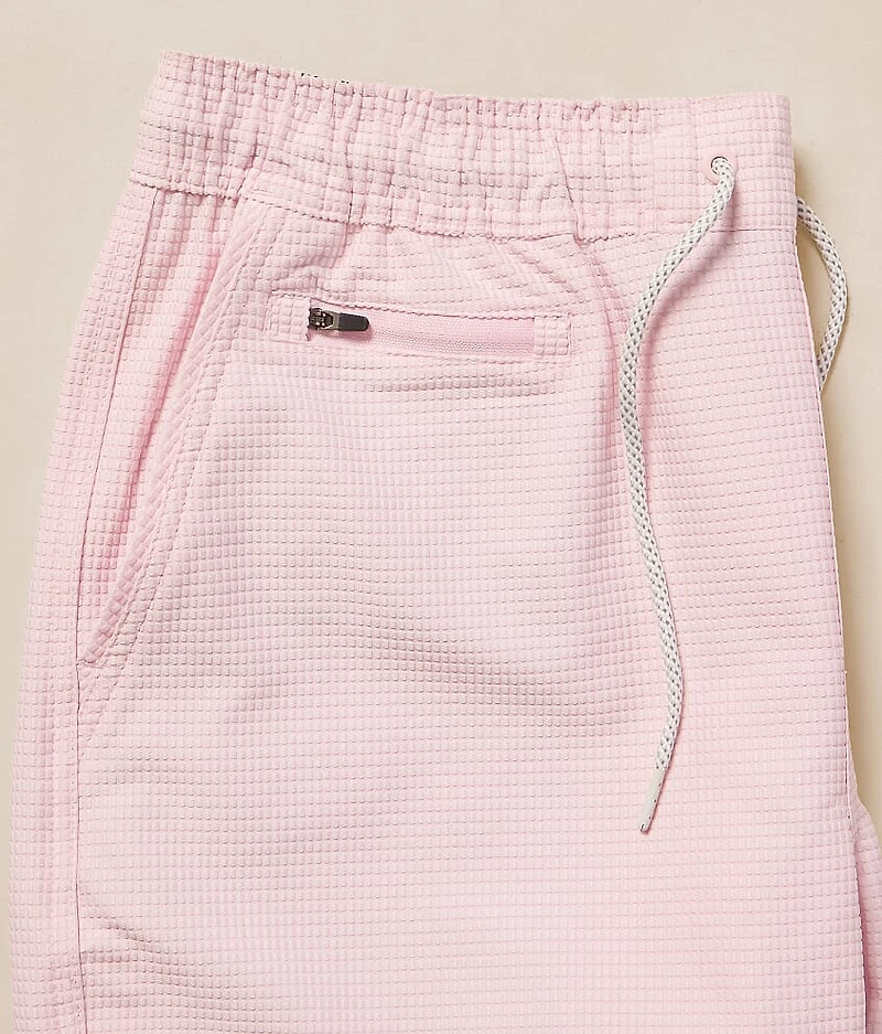 Textured Hybrid Stretch Short