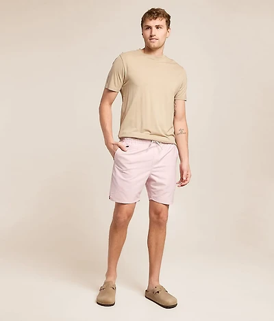 Textured Hybrid Stretch Short