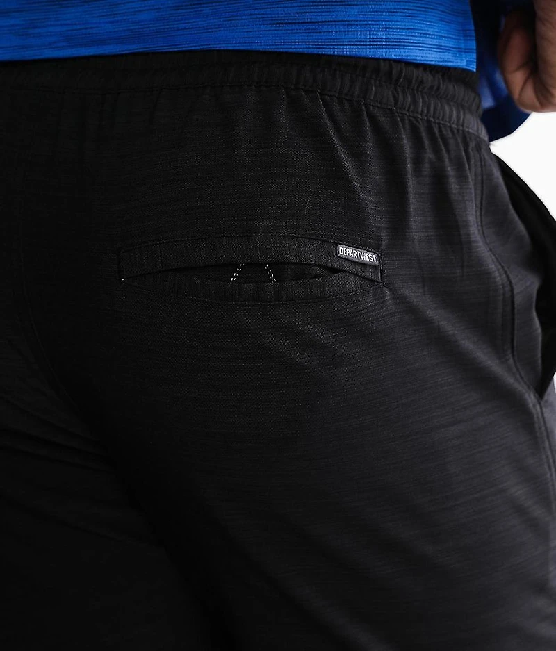 Marled Stretch Short