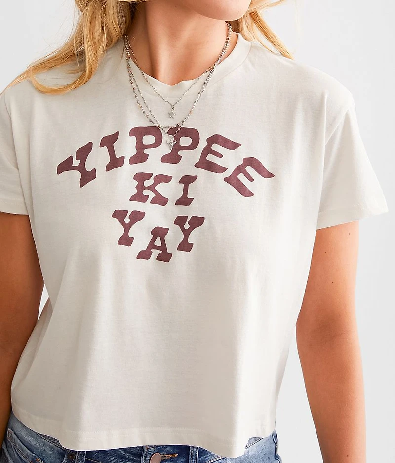 Yippee Ki Yay Cropped T-Shirt