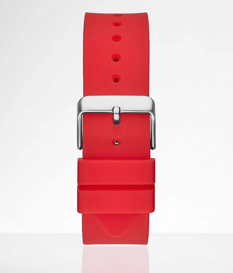 Red Silicone Watch