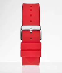 Red Silicone Watch