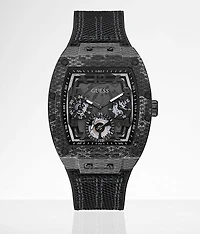Black Nylon Silicone Flex Watch