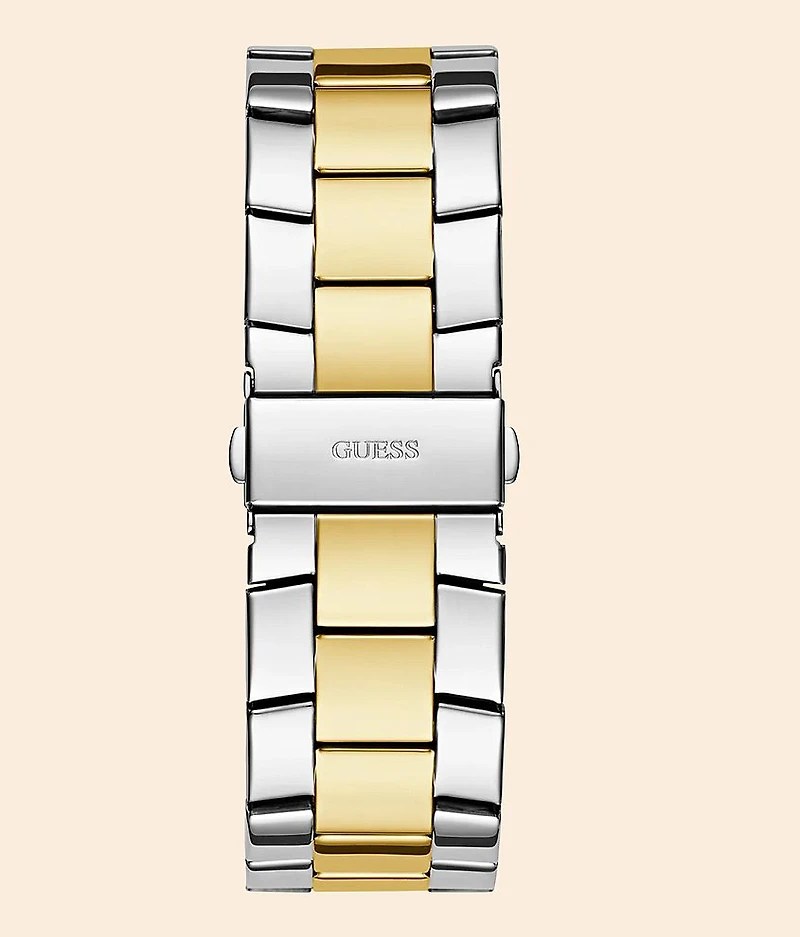 Crystal Two Tone Watch