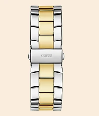 Crystal Two Tone Watch
