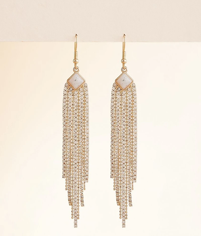 Glitz Fringe Drop Earring