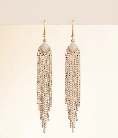 Glitz Fringe Drop Earring