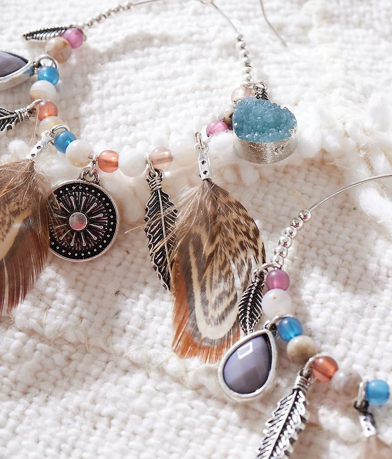 Boho Charm Drop Earring