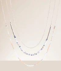 3 Pack Beaded Necklace Set