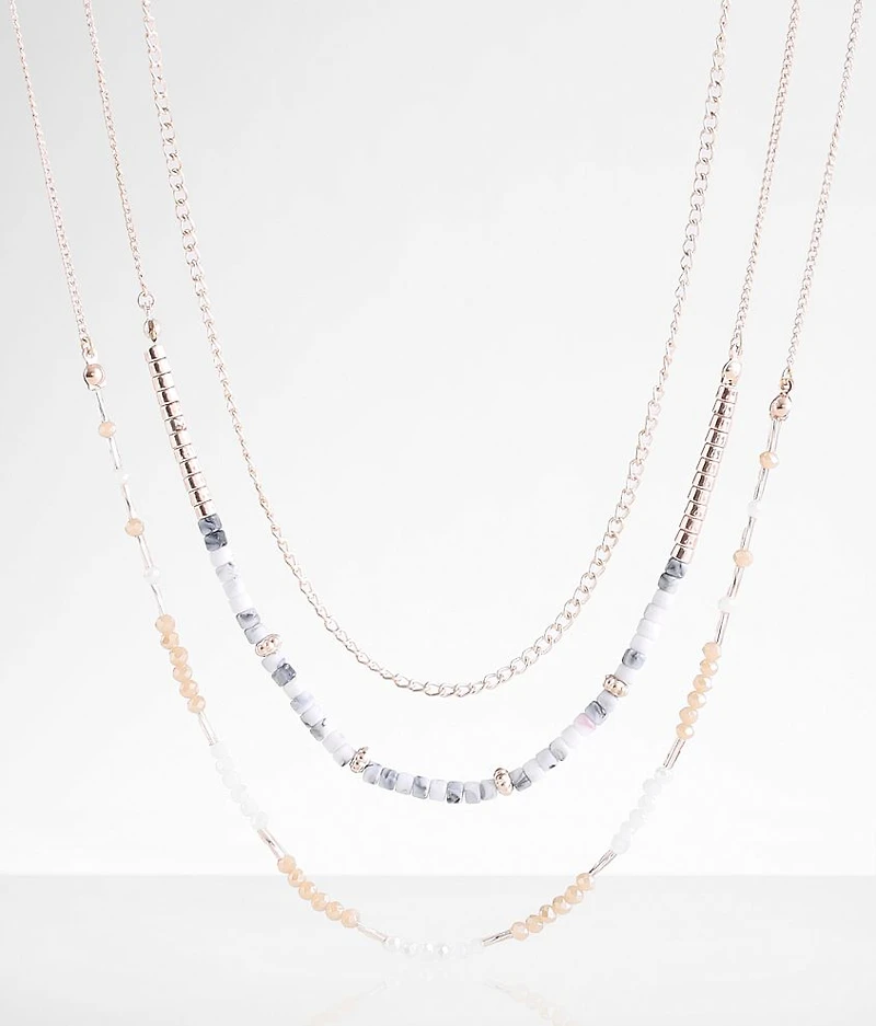 3 Pack Beaded Necklace Set