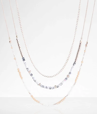 3 Pack Beaded Necklace Set