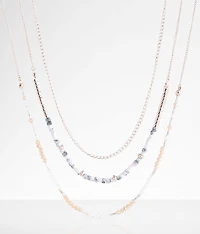 3 Pack Beaded Necklace Set