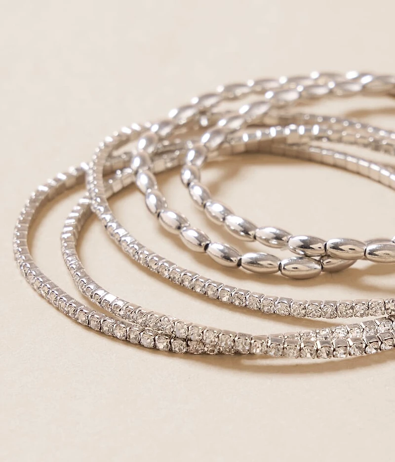 5 Pack Glitz Bracelet Set