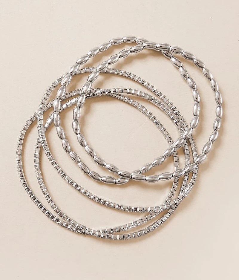 5 Pack Glitz Bracelet Set