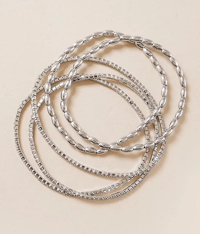 5 Pack Glitz Bracelet Set