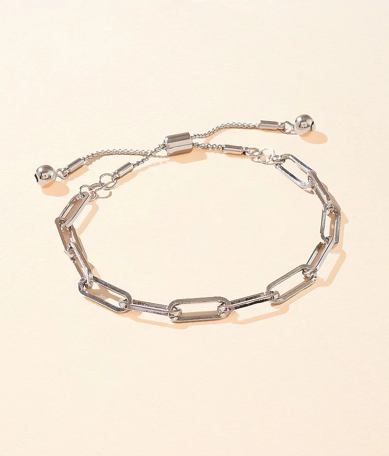 Paperclip Slider Bracelet