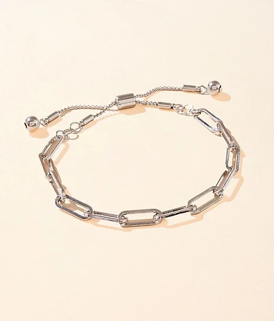 Paperclip Slider Bracelet