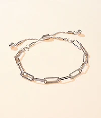 Paperclip Slider Bracelet