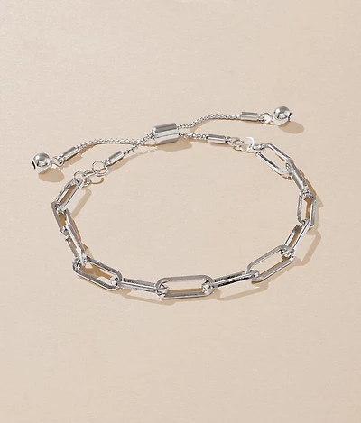 Paperclip Slider Bracelet