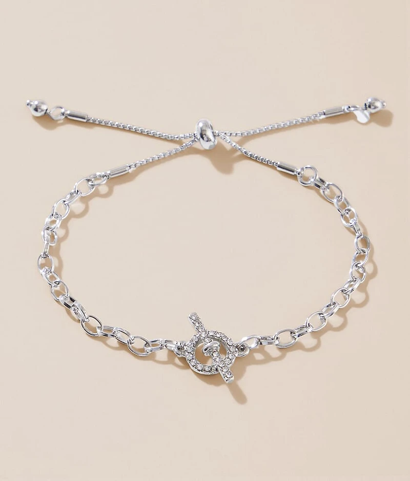 Rhinestone Chain Bracelet