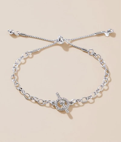 Rhinestone Chain Bracelet
