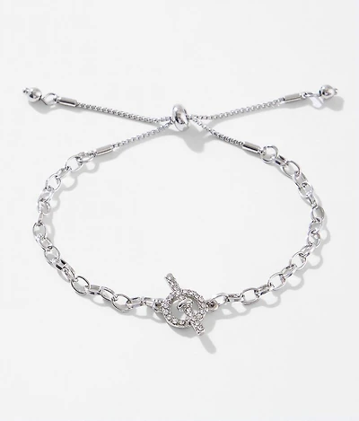 Rhinestone Chain Bracelet