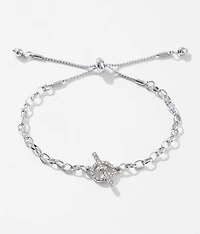 Rhinestone Chain Bracelet