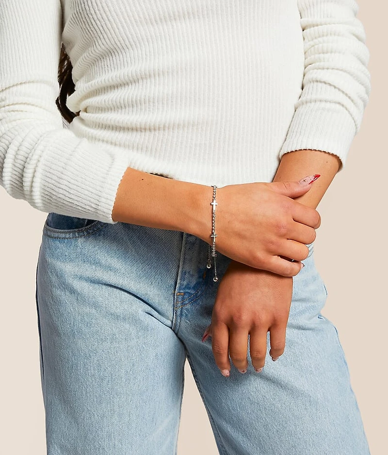 Cross Slider Bracelet